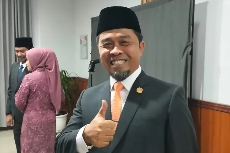 Agus Andi Setiawan, yang baru dilantik sebagai Ketua DPRD sementara Kota Bandung (Dok: DPRD Kota Bandung/Elly)