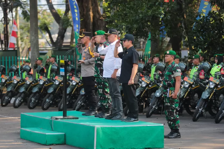 Menjelang Pilkada, Kodim 0618/BS Gelar Apel Pasukan (Humas Bandung / GoraJuara.com)