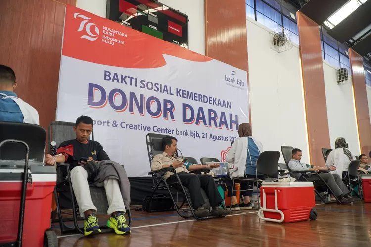 Rayakan HUT RI ke-79, bank bjb Gelar Donor Darah