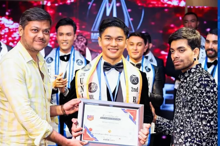 "Vic Fadlin dari Bandung raih Runner Up Mister Universe 2024, bawa nama Indonesia bersinar di ajang internasional. (Humas Bandung / GoraJuara.com)