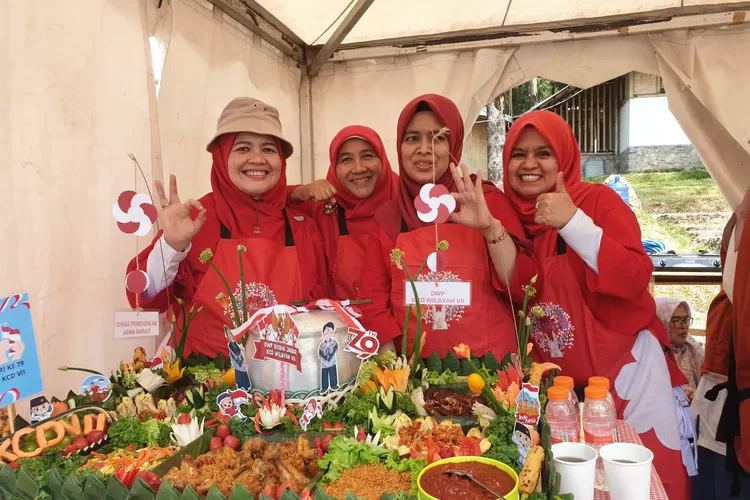 DWP KCD Wilayah VII Partisifasi Lomba Nasi Liwet (GoraJuara.com/dok AKSI)