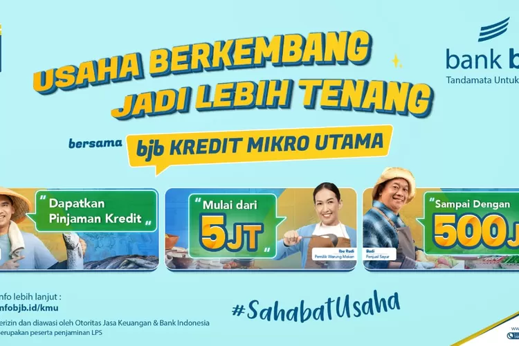 Usaha Berkembang Jadi Lebih Tenang bersama bjb Kredit Mikro Utama