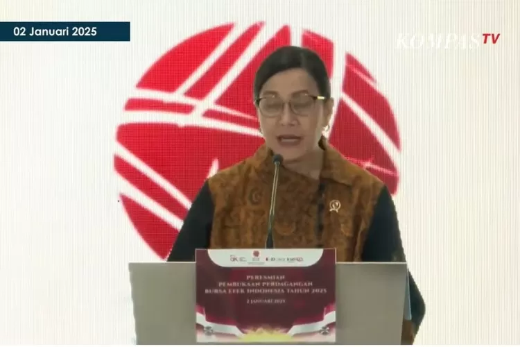 Ibu Menkeu Sri Mulyani Nabung Saham dikenalkan sejak SD (GoraJuara.com/tangkapan layar youtube kompastv)