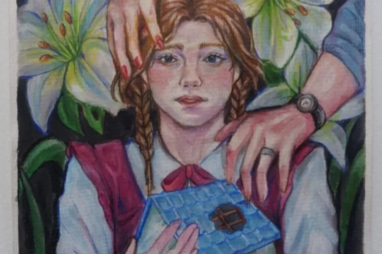Lukisan Karya Nadine Kayla (GoraJuara.com/dok AKSI)