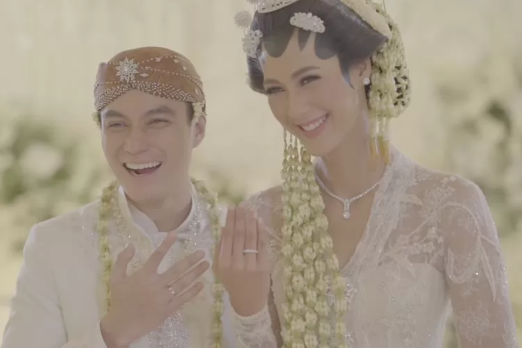 Baim Wong dan Paula Verhoeven menikah pada tahun 2018 silam (Foto: Gorajuara/ Tangkap layar YouTube Baim Paula)