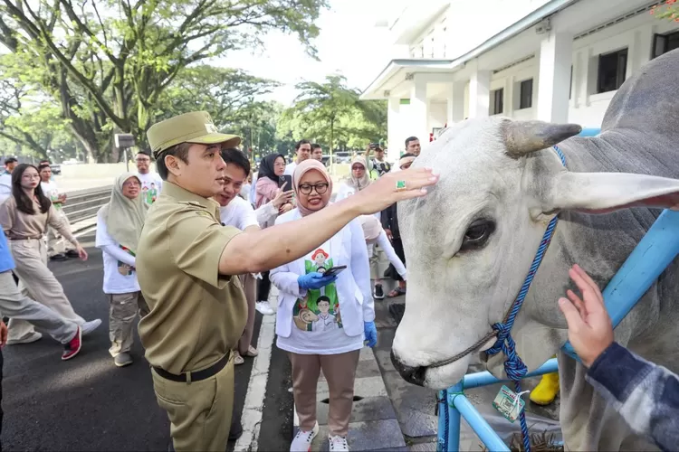 Satgas Kurban Bandung Resmi Dilepas, 334 Petugas Siap Kawal Kesehatan Hewan (Diskominfo Kota Bandung)