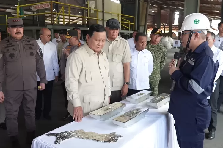 Presiden RI Prabowo Subianto tindak tegas tambang ilegal di Babel (Foto: Gorajuara/ Tangkap layar YouTube Sekretariat Presiden)