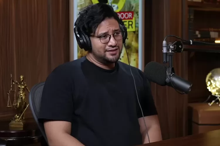 Ammar Zoni sempat hadir dalam podcast Deddy Corbuzier pada tahun 2023 (Foto: Gorajuara/ Tangkap layar YouTube Deddy Corbuzier)