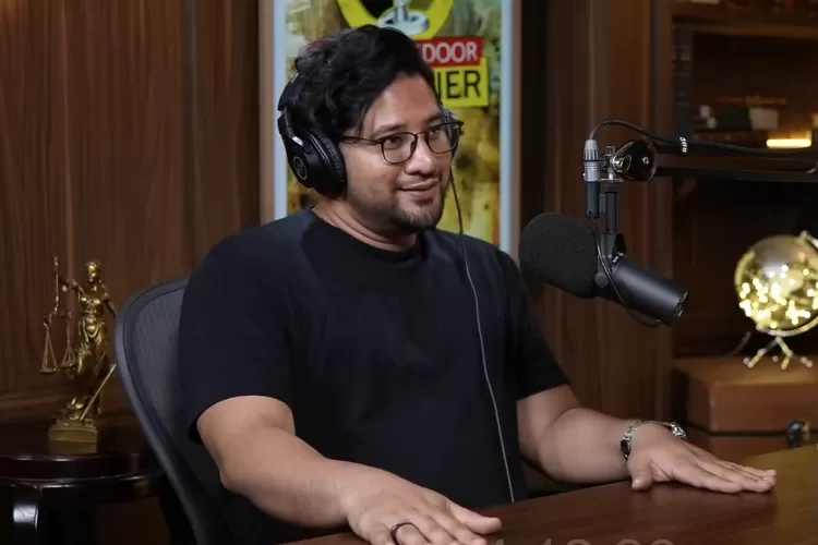 Ammar Zoni sempat hadir di podcast Deddy Corbuzier pada 2023 (Foto: Gorajuara/ Tangkap layar YouTube Deddy Corbuzier)
