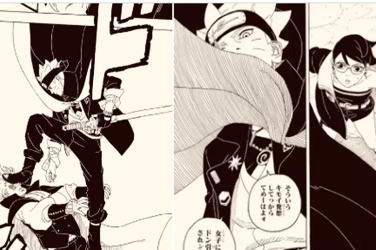 Boruto & Sasuke Return to Konoha  Boruto Chapter 81: Two Blue Vortex 
