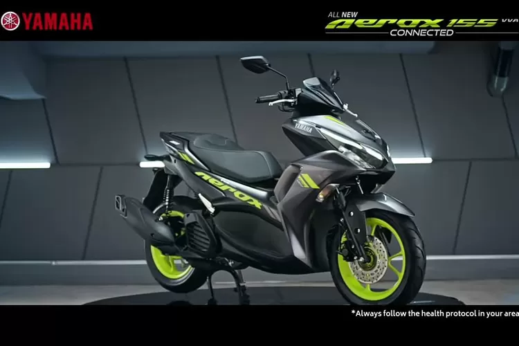 Tampang sporty dari Yamaha Aerox 155  Yamaha Motor Indonesia (Realitasonline.id/ Youtube )