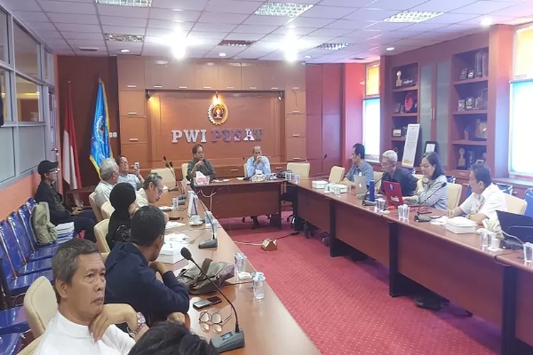 Rapat persiapan HPN 2024 di Kantor PWI Pusat, Gedung Dewan Pers, Jalan Kebon Sirih No 34 Jakarta (Realitasonline.id/Dok)