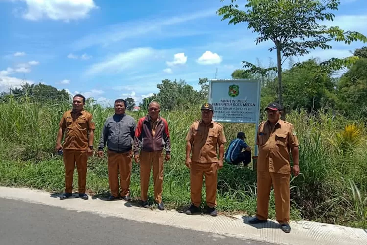 Pemko Medan akan memanfaatkan aset tanah di Jalan Flamboyan II Lingkungan 5 Kelurahan Tanjung Selamat, Kecamatan Medan Tuntungan  (Realitasonline.id/humas)
