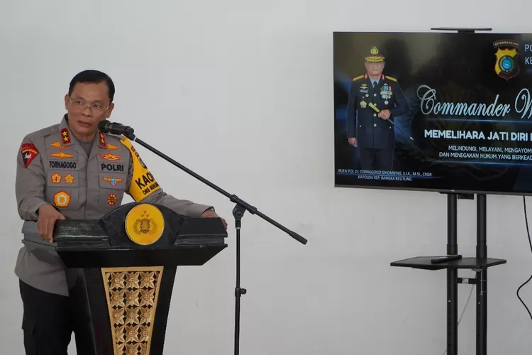 Kapolda Babel Kunker di Polres Belitung Timur   (Realitasonline.id/Mitra Polres)