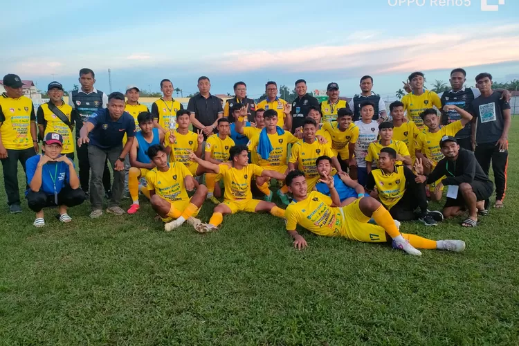 Kesebelasan PSBL Langsa maju ke 16 besar, Setelah menghajar PSKBS Kuta Binjei 6-0, pada Jum'at ( 17/11/2023). (Realitasonline.id/yo)