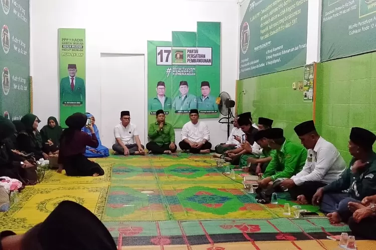 Dewan Pimpinan Cabang (DPC) Partai Persatuan Pembangunan (PPP) Kota Medan mengggelar zikir dan Do'a Bersama seluruh Caleg PPP se Kota Medan dan jajaran pengurus. (Realitasonlone.id/AH)