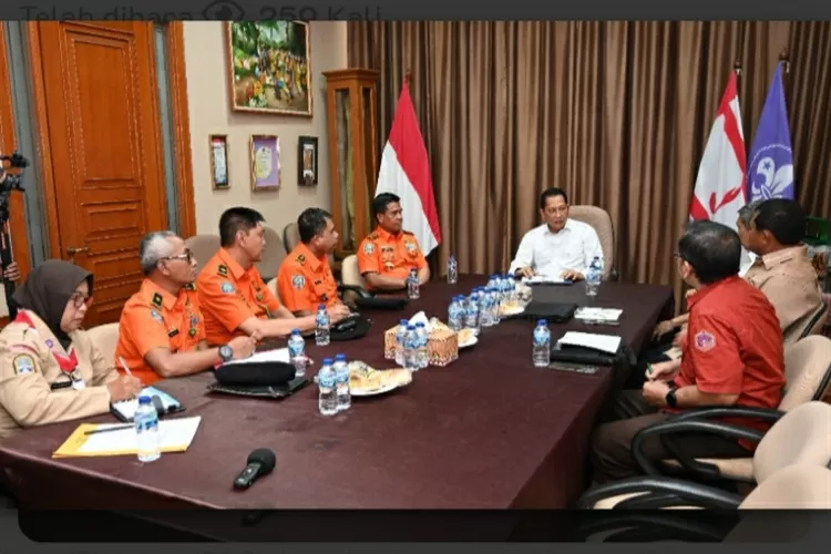 Pimpinan Basarnas berkunjung ke Kantor Kwartir Nasional Gerakan Pramuka bahas rencana pembentukan Saka SAR (Realitasonline.id/humas kwarnas)