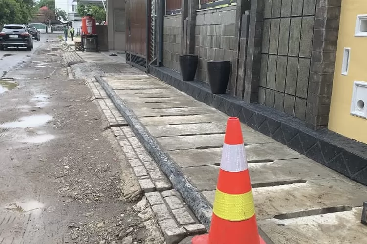 Program perbaikan drainasi yang sudah selesai di Jalan Bambu III Kelurahan Durian, Kecamatan Medan Timur. (Realitasonline.id/kominfo)