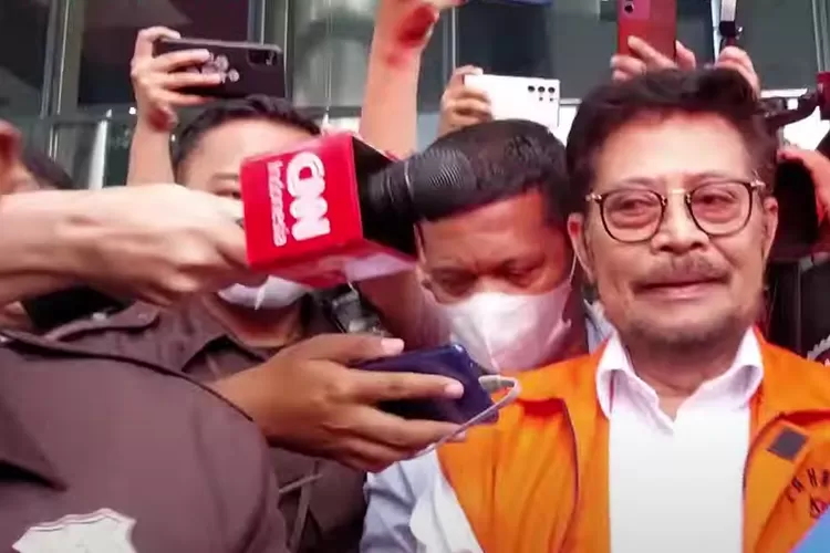 Eks Mentan SYL (Syahrul Yasin Limpo) usai menjalani pemeriksaan (rilis)