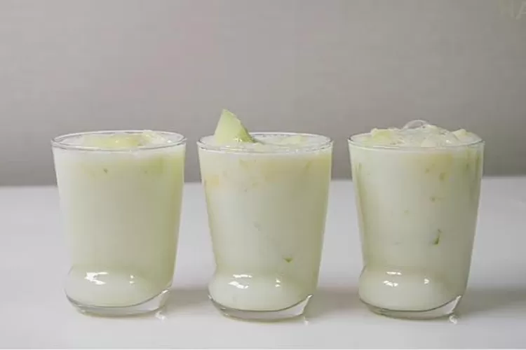 Es Susu Melon Ala Korea (Tangkapan Layar YouTube HANSE)