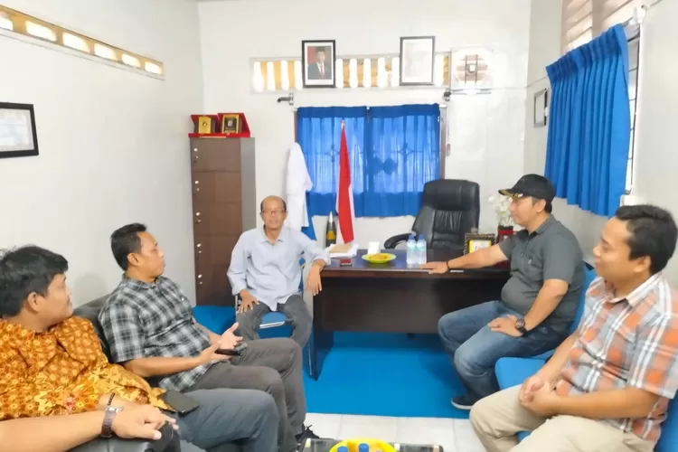 Pengurus Persatuan Wartawan Indonesia (PWI) Kota Binjai, menerima kunjungan silaturahmi jajaran Komisioner Komisi Pemilihan Umum (KPU) Kota Binjai  (Realitasonline.id/pwi)