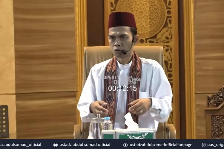 Ustaz Abdul Somad (Tangkapan Layar YouTube Ustaz Abdul Somad Official)