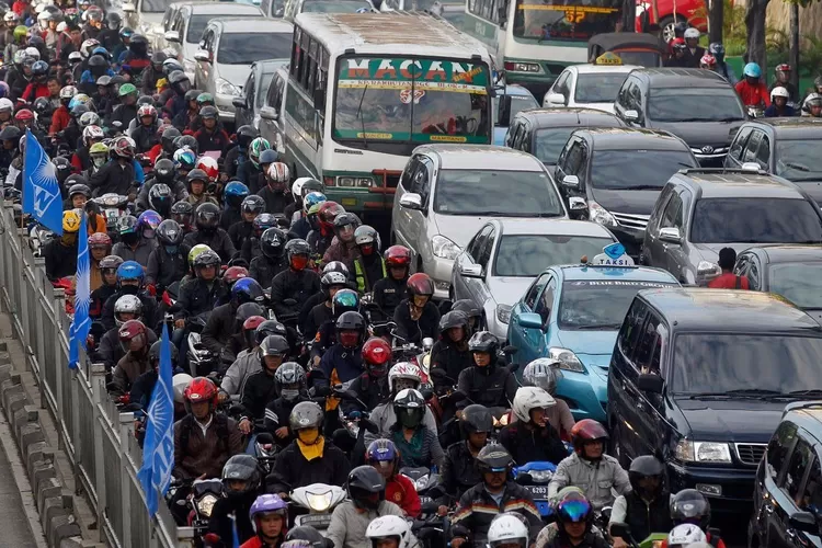 Ilsutrasi Kemacetan (Pinterest)