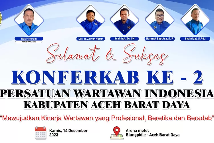PWI Aceh Barat Daya akan gelar konferensi 2 (Realitasonline.id/dok)