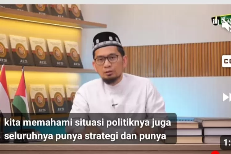 Ustadz Adi Hidayat (UAH) Komen Debat Capres di KPU: Berbeda  Bole Saja Asalkan Tetap Bhineka Tunggal Ika. (Tangkapan Layar Google Sumber: Youtube Adi Hidayat Official)
