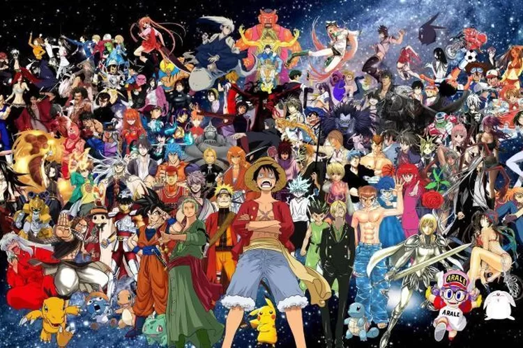 Karakter Anime Overpower (hipwee)