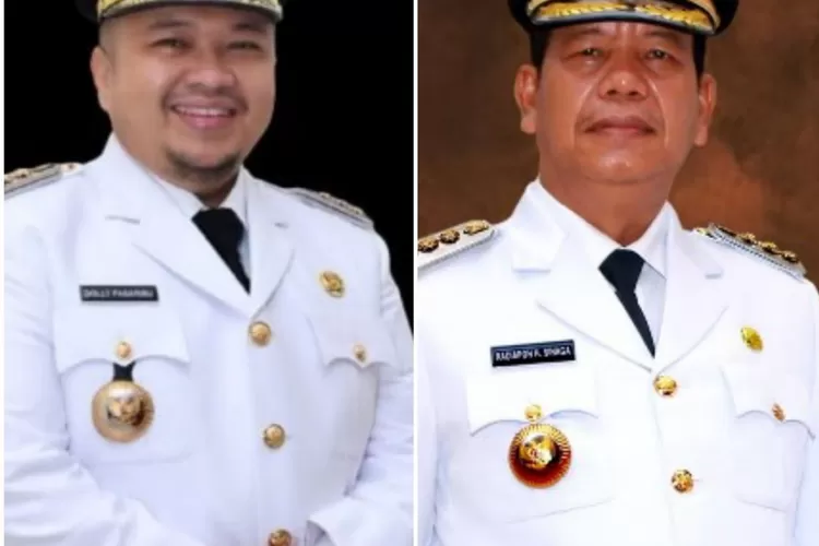 Bupati Tapanuli Selatan (Tapsel) H. Dolly Pasaribu, SPT, MM dan Bupati Simalungun Radiapoh Hasiholan Sinaga, SH. MH (Realitasonline.id/dok)