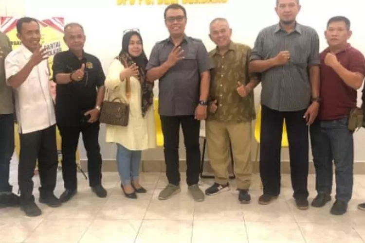 DPD Partai Golkar Deli Serdang mendapat kunjungan DPW IMO Indonesia Sumut : Pers dibutuhkan monitor jalannya Pemilu 2024