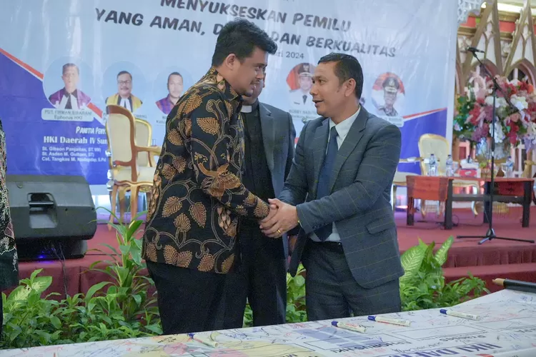 Bobby Nasution Ajak Jemaat HKI Wujudkan Pemilu Aman, Damai, dan Berkualitas