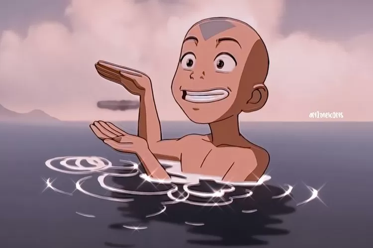 Aang tokoh fiksi Avatar: The Legend of Aang terkesan humoris yang menghibur. (Pinterest )