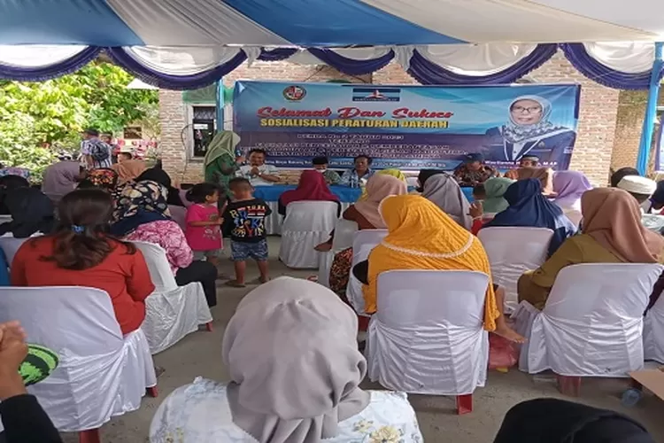 Sosper Wastiana Harahap di Desa Paya Bakung Pantai Labu (Realitasonline.id/zul)