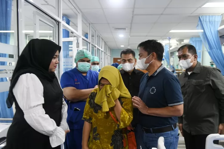 Pj Gubernur Sumut Hassanudin kunjungi anak TK penderita pecah tengkorak kepala