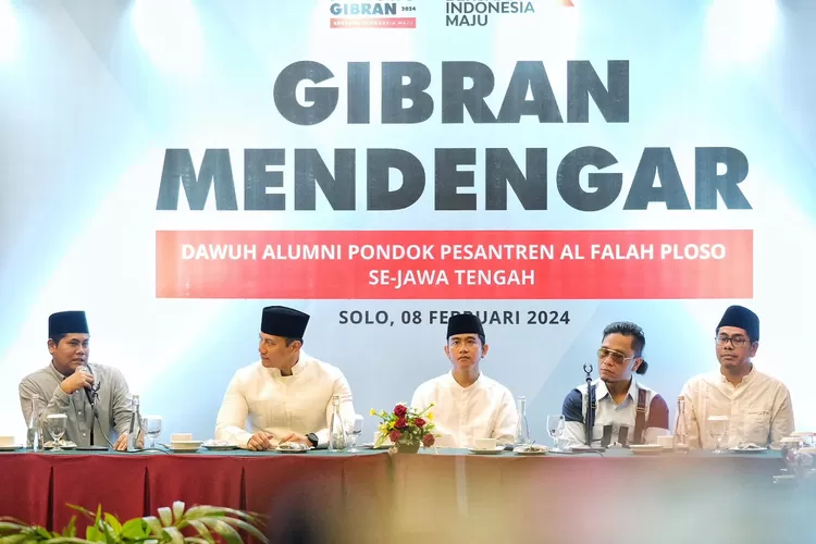 Hadiri Istighotsah Bareng gus Miftah hingga AHY, Gibran Titip Para Santri Kawal Program Dana Abadi Pesantren