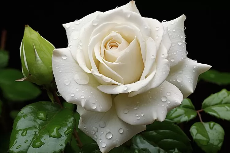 Bunga mawar putih (Freepik)