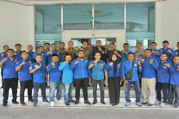 Pj Bupati Langkat Faisal saat menerima audiensi KNPI Langkat (Realitasonline.id/AA)