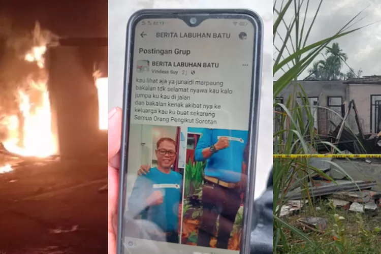 Rumah Seorang Wartawan di Labuhanbatu Diduga Dibakar OTK, Sebelumnya Dapat Ancaman di Medsos Gegara Beritakan Narkoba dan Minyak Subsidi