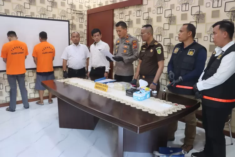 Polres Langkat Amankan 1.433,89 Gram Sabu dari 2 Tersangka