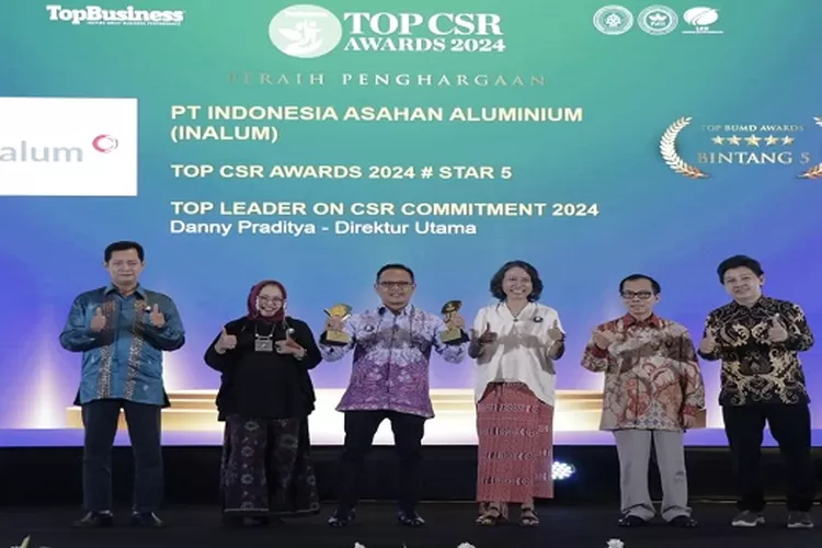 Inalum terima dua penghargaan CSR (Realitasonline.id/GS)