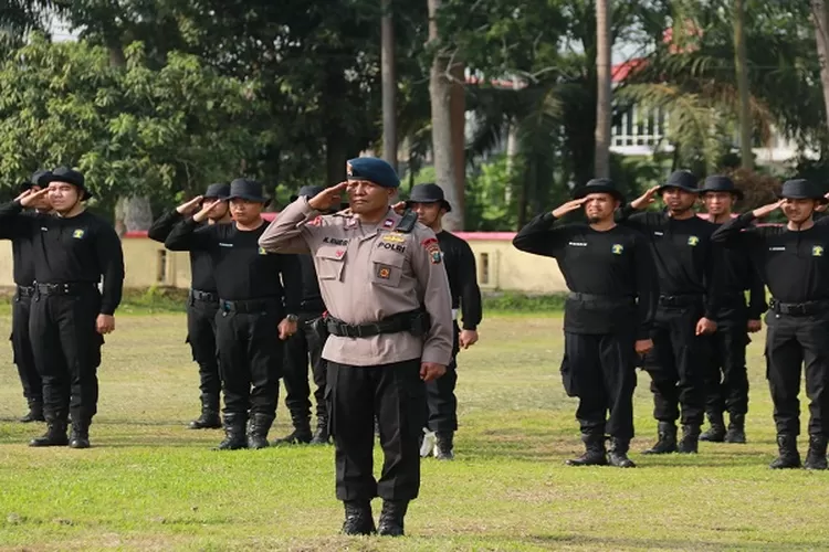 Lapas Tanjungbalai berkolaborasi dengan Brimob, Kompi 3 Batalyon B Tanjung balai melaksanakan Pelatihan FMD (Realitasonline.id/GS)
