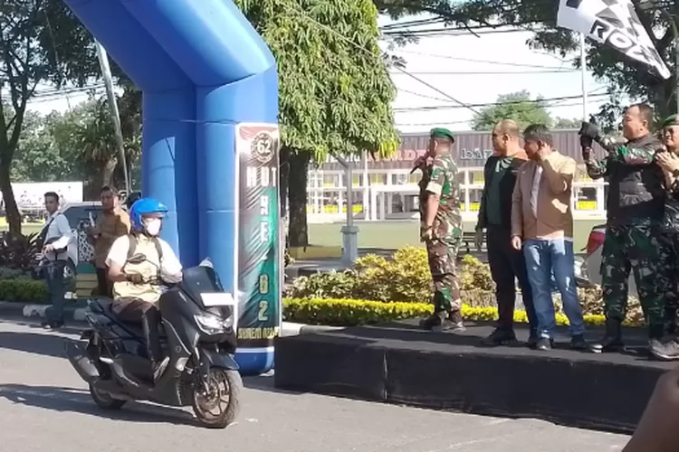 Hari Ulang Tahun (HUT) ke-62 Korem 022/PT mengelar touring dan bakti sosial di wilayah Kodim 0203/Langkat