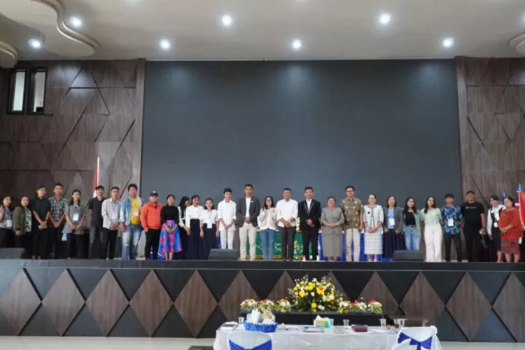 Para peserta CCA dan CCBE ketika mengikuti pertandingan lomba kerohanian di Convention Hall Jetun Silangit Taput. (Realitasonline.id/ AS)