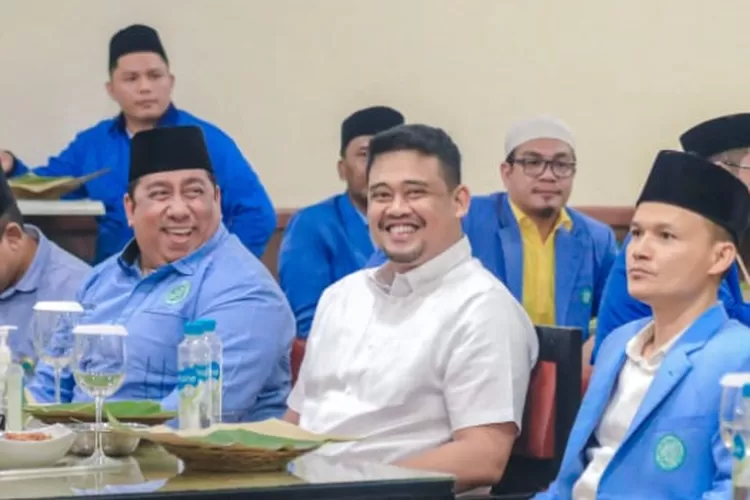 Pertemuan Bobby Nasution dengan BKPRMI : Minta Bantu data BKM Masjid agar didaftarkan pada BPJS Ketenagakerjaan, Minggu (14/7/2024).