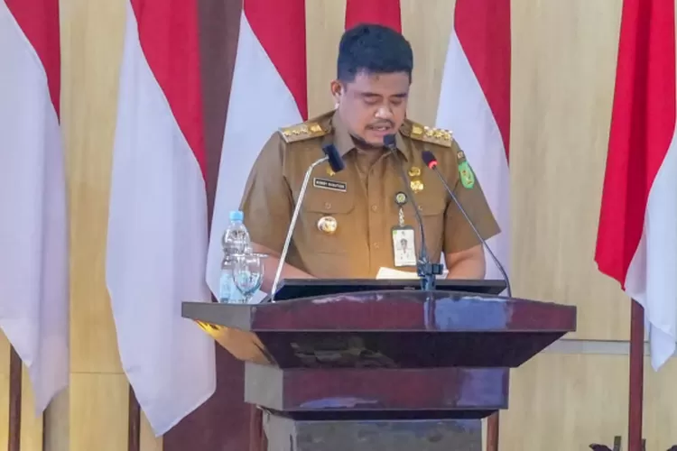 Walikota Medan Bobby Nasution sampaikan Rancangan APBD Perubahan TA 2024, sebelumnya Rp 7,57 triliun menjadi Rp 7,12 triliun. Sedangkan Belanja Daerah sebelumnya Rp 8,02 triliun menjadi 7,19 triliun.