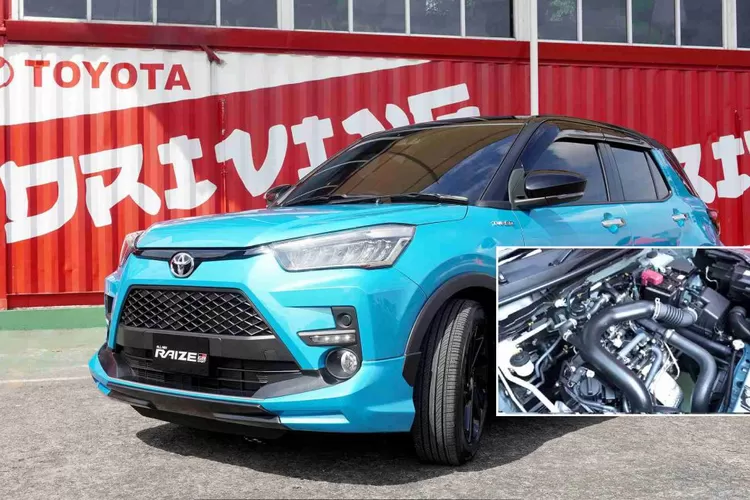 Tampilan Toyota Raize dengan warna moderen (OLX)