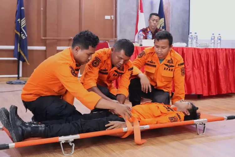 Simulasi bencana gempa bumi di Lapas Siantar bersama BPBD  (Realitasonline.id/RH)