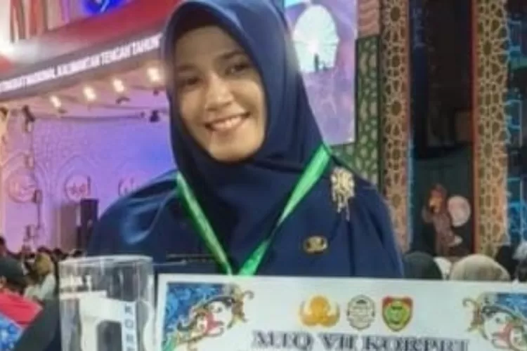 Adila Putri guru MAN Tebing Tinggi raih juara I MTQ Korpri Tingkat Nasional tahun 2024 di Palangkaraya Kalteng 5-9 November 2024.